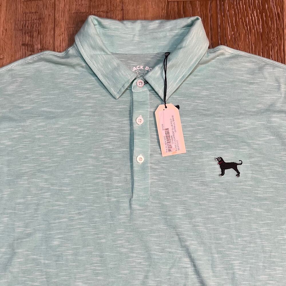 NWT The Black Dog Beachfront Collection Slub Polo XL Seafoam Preppy Coastal $64 - Picture 3 of 6